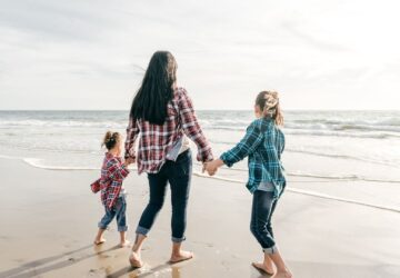mother and children at the beach | Parenting Plans and Consent Orders in Australia | Advocate lawyers
